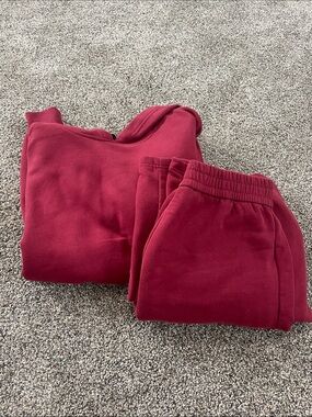 Amazon Women's Deep Wine Hoodie and Jogger Set
